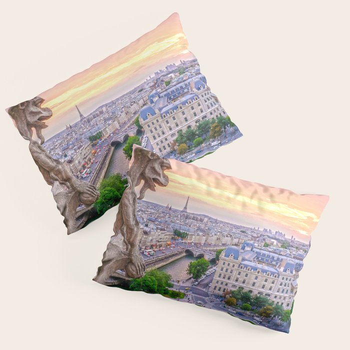 Paris City Pillow Sham Gallery Image 3