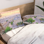 Paris City Pillow Sham Gallery Image 2