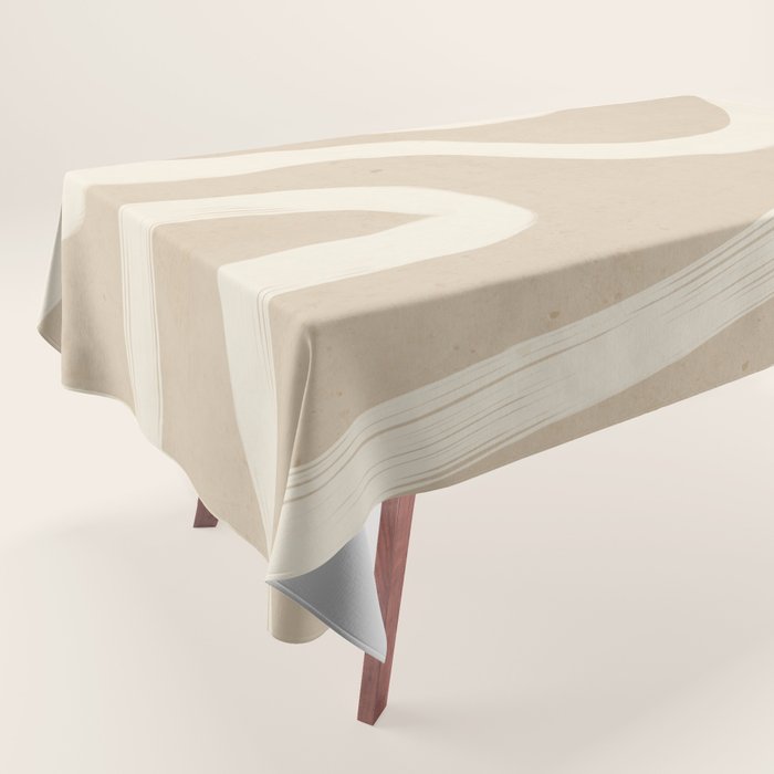Minimal Abstract Lines 4 Tablecloth Gallery Image 1