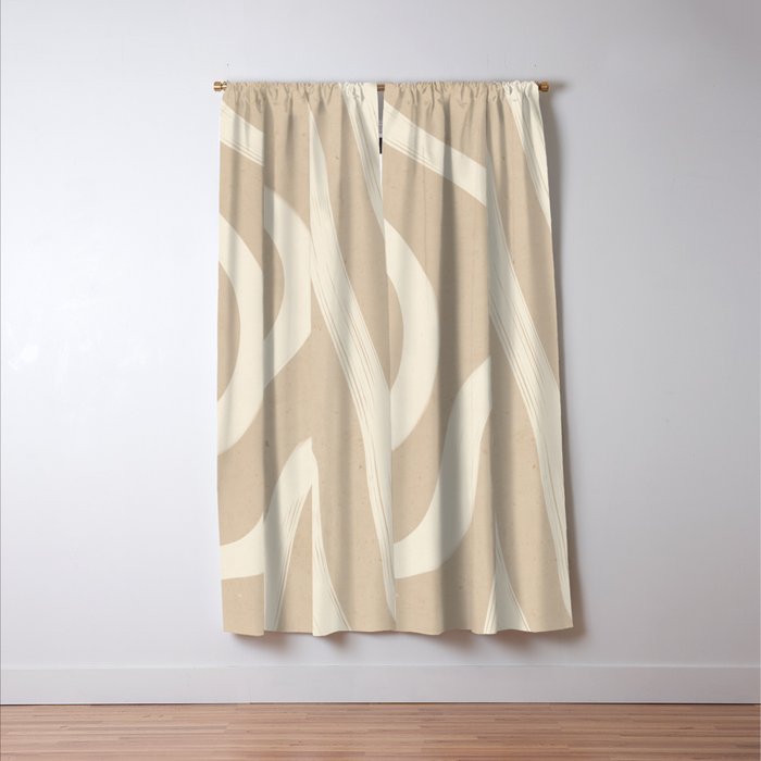 Minimal Abstract Lines 4 Window Curtain Gallery Image 3
