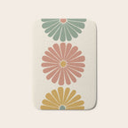 Retro Summer Daisies I Bath Mat Gallery Image 1