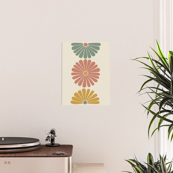 Retro Summer Daisies I Poster Gallery Image 2