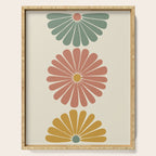 Retro Summer Daisies I Serving Tray Gallery Image 1