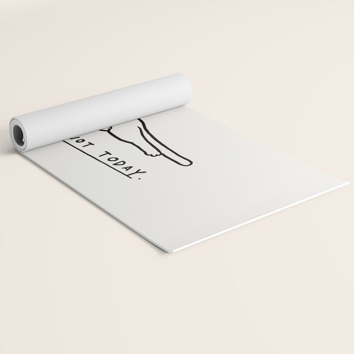 Nope, Not Today Yoga Mat Gallery Image 2