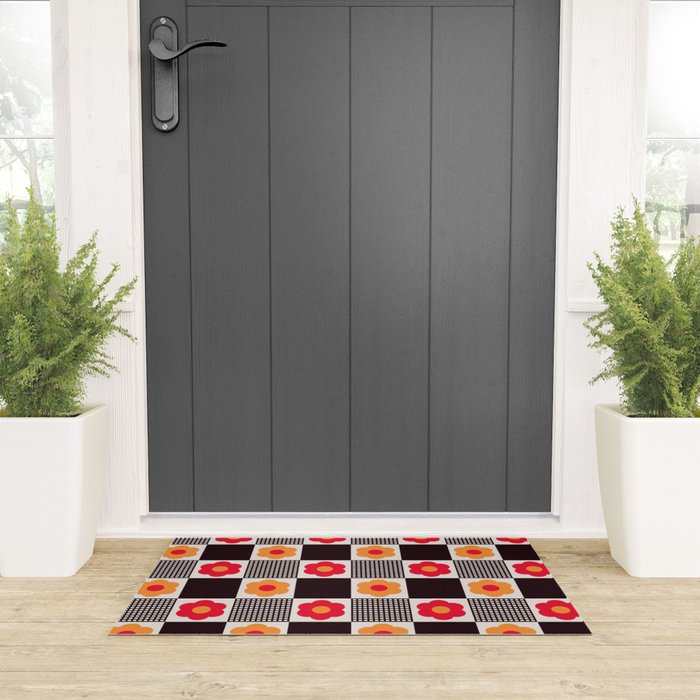 Dedekovski Retro Welcome Mat Gallery Image 3