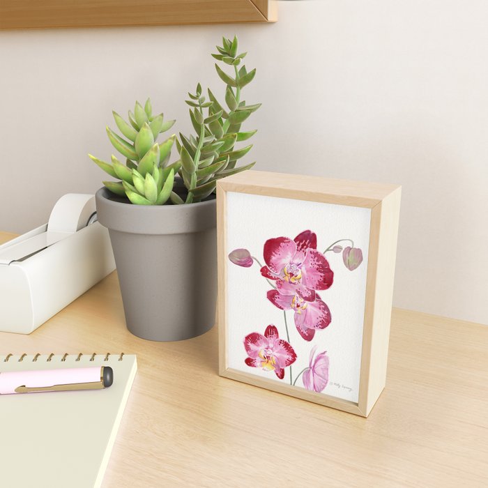 Orchid 2 Mini Art Print Gallery Image 2
