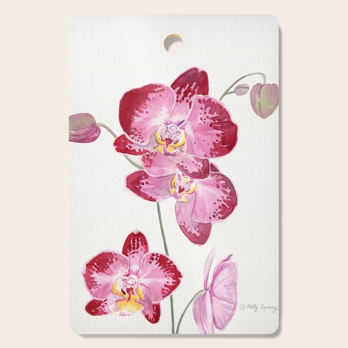 Orchid 2 Cutting Board Gallery Image 1