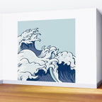 The Great Kanagawa Japanese Wave Wall Mural Gallery Image 2
