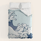 The Great Kanagawa Japanese Wave Comforter Gallery Image 6
