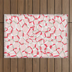 City life connections pearl pink Outdoor Rug Gallery Image 1
