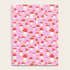 Cute Mushroom Pattern Notebook Gallery Image 4