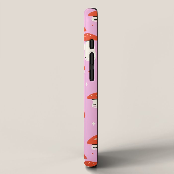 Cute Mushroom Pattern iPhone Case Gallery Image 2