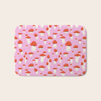 Cute Mushroom Pattern Bath Mat Gallery Image 1