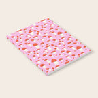 Cute Mushroom Pattern Notebook Gallery Image 2
