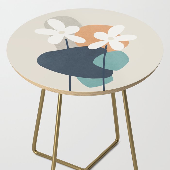 Abstract Flowers 3 Side Table Gallery Image 2