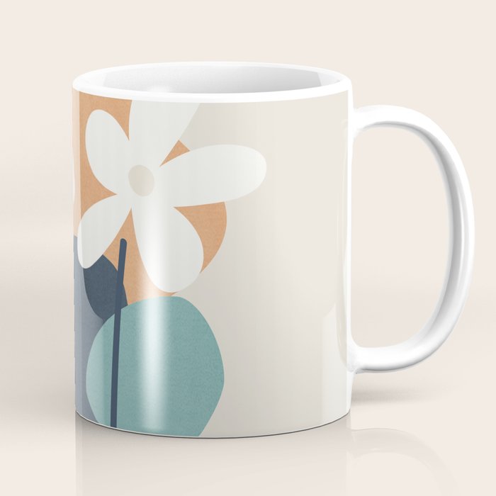 Abstract Flowers 3 Coffee Mug Gallery Image 1