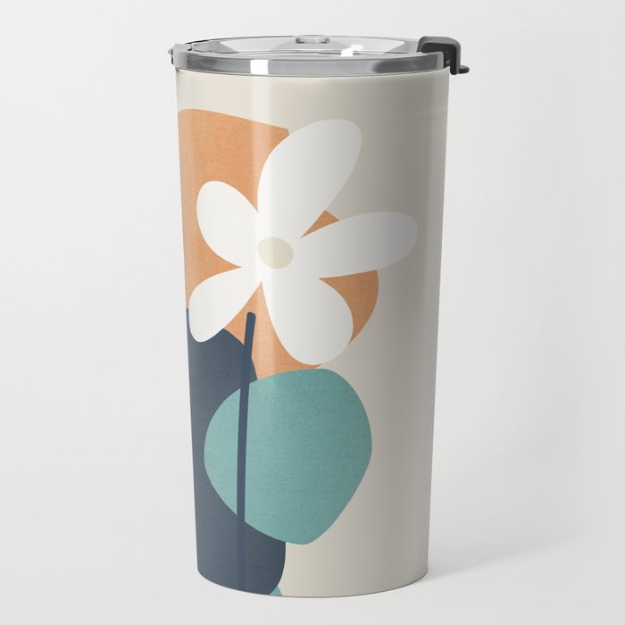 Abstract Flowers 3 Travel Mug Gallery Image 2