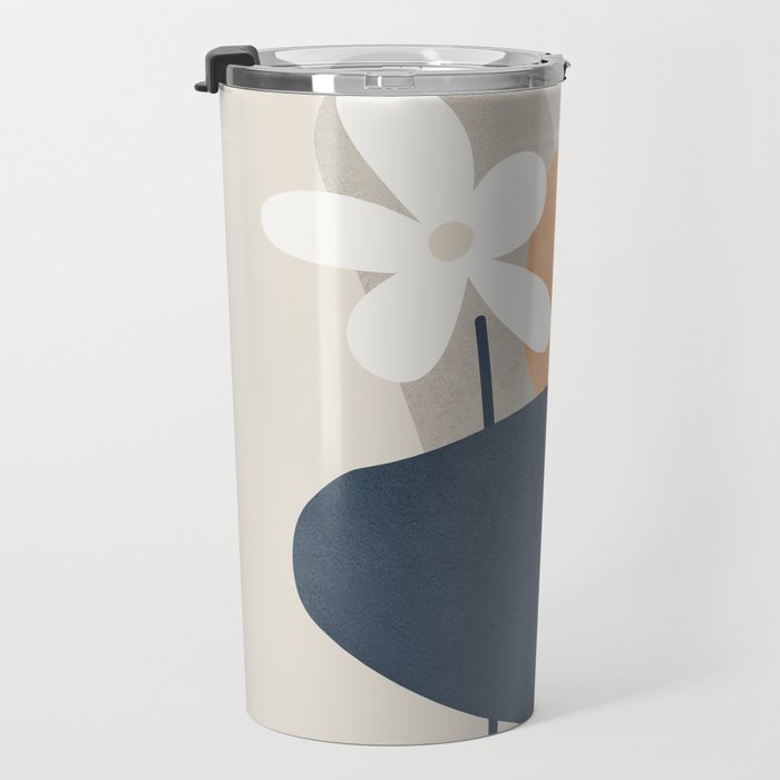 Abstract Flowers 3 Travel Mug Gallery Image 3