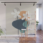 Abstract Flowers 3 Wall Mural Gallery Image 1