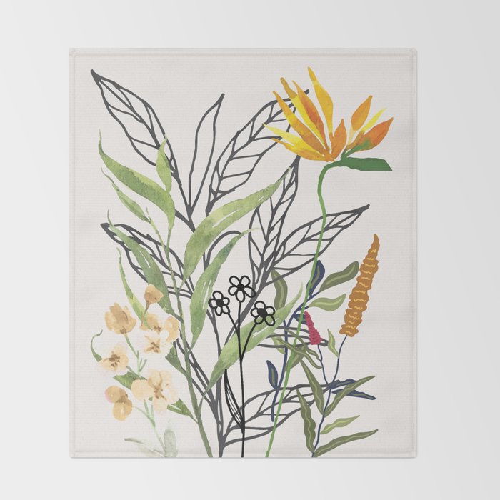 Spring Garden IV Throw Blanket Gallery Image 2