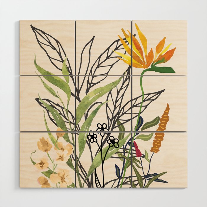 Spring Garden IV Wood Wall Art Gallery Image 1