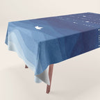 Garland of Stars IV, night sky Tablecloth Gallery Image 1