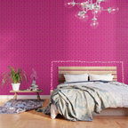 Hot Pink & Gold Circles Wallpaper Gallery Image 3