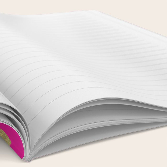 Hot Pink & Gold Circles Notebook Gallery Image 2