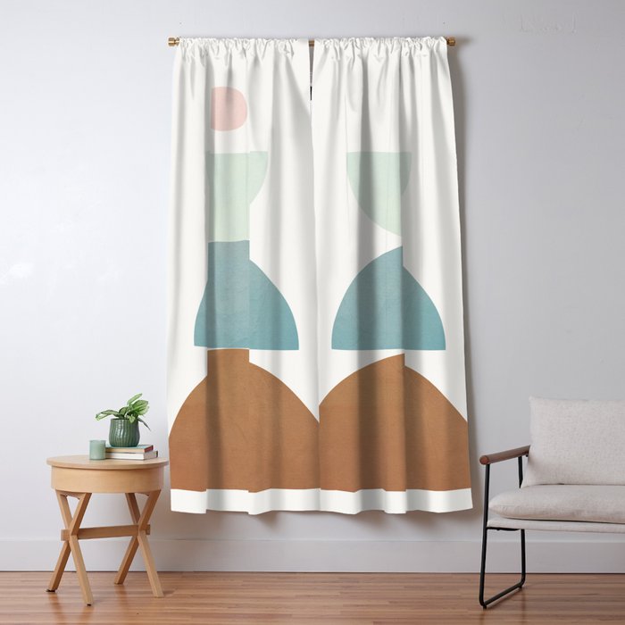 Soft Abstract Shapes 06 Window Curtain Gallery Image 5