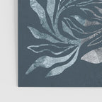 Endless Dark Leaf Illustration 1.1 Celestial Blue-Green Poster Gallery Image 3