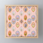 Enchanting Victorian Floral Frame: A Burst of Color and Elegance Mini Art Print Gallery Image 1