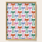 Coquette colorful bows Serving Tray Gallery Image 1