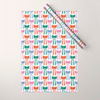 Coquette colorful bows Wrapping Paper Gallery Image 1