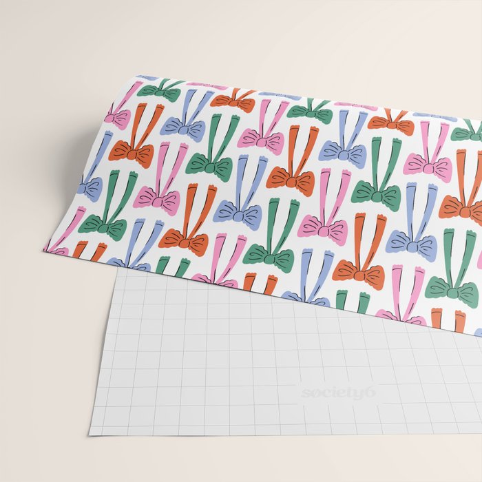 Coquette colorful bows Wrapping Paper Gallery Image 2