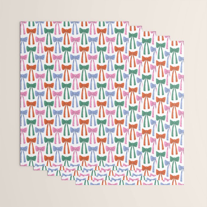 Coquette colorful bows Wrapping Paper Gallery Image 3