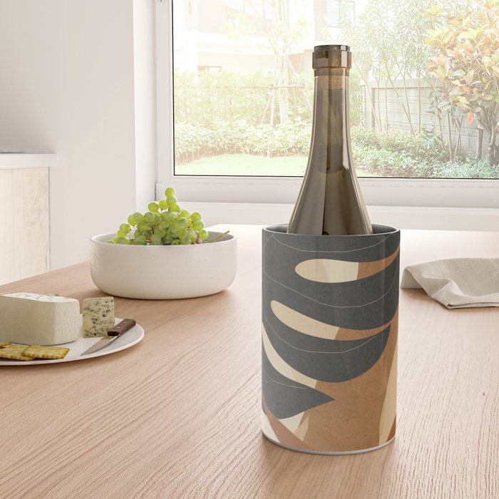 Branches and Leaves Design 02 Wine Chiller Gallery Image 4