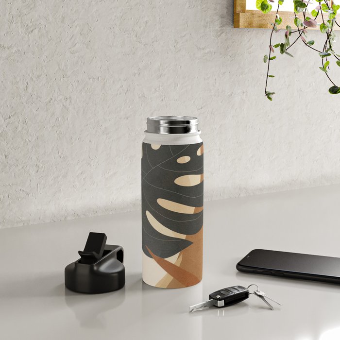 Branches and Leaves Design 02 Water Bottle Gallery Image 4