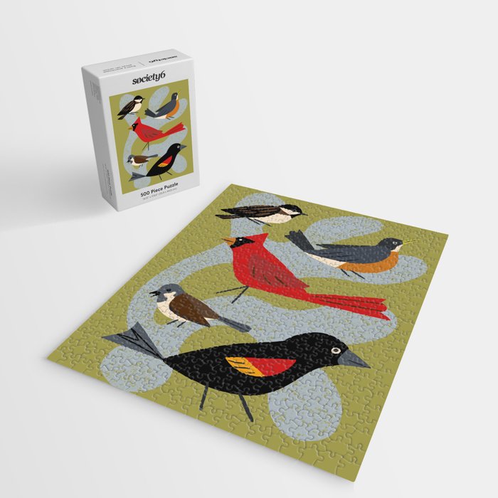 Five Birds Jigsaw Puzzle Gallery Image 2