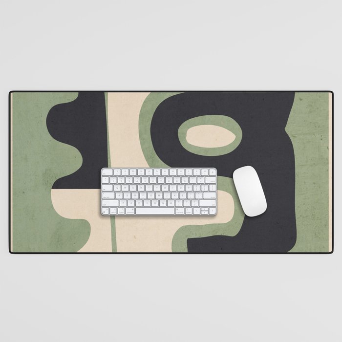 Modern Abstract Minimal Shapes 19 Desk Mat Gallery Image 1