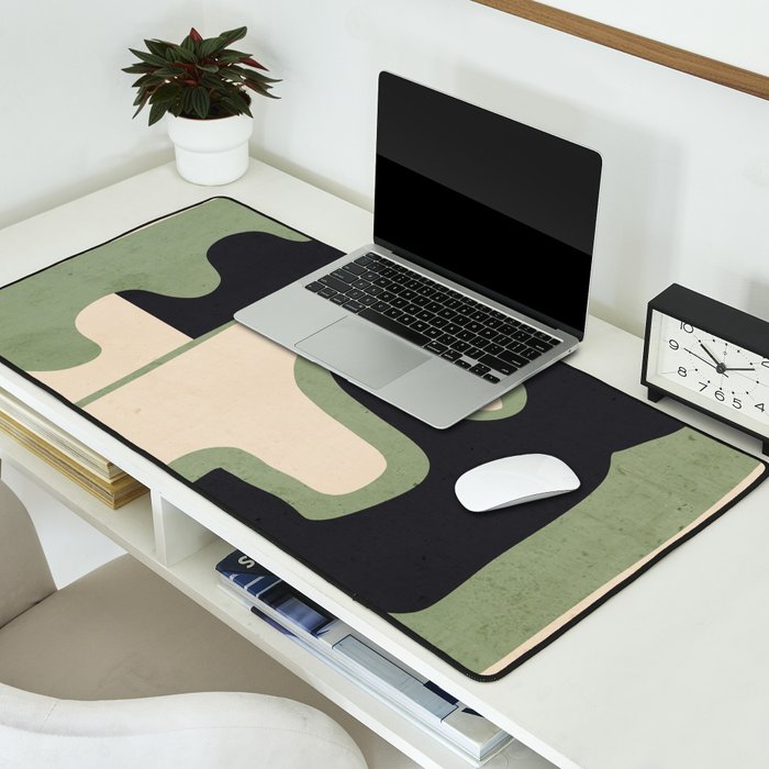 Modern Abstract Minimal Shapes 19 Desk Mat Gallery Image 2