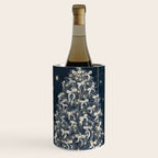 Elegant Starry Night Christmas Tree with Angelic Bows Wine Chiller Gallery Image 1