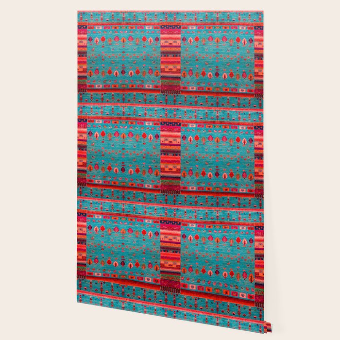 Traditional Berber Bohemian Moroccan Handmade Fabric Style Fall Autumn Color Inspiration Wallpaper Gallery Image 2