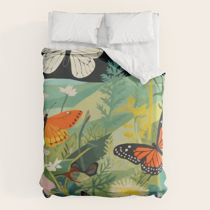 Butterfly Rolling Hills Paradise Duvet Cover Gallery Image 6