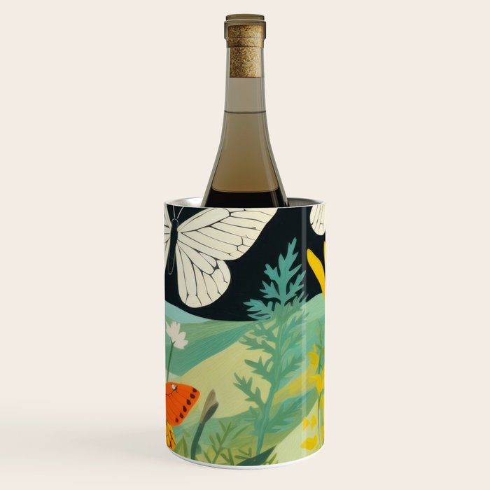 Butterfly Rolling Hills Paradise Wine Chiller Gallery Image 1