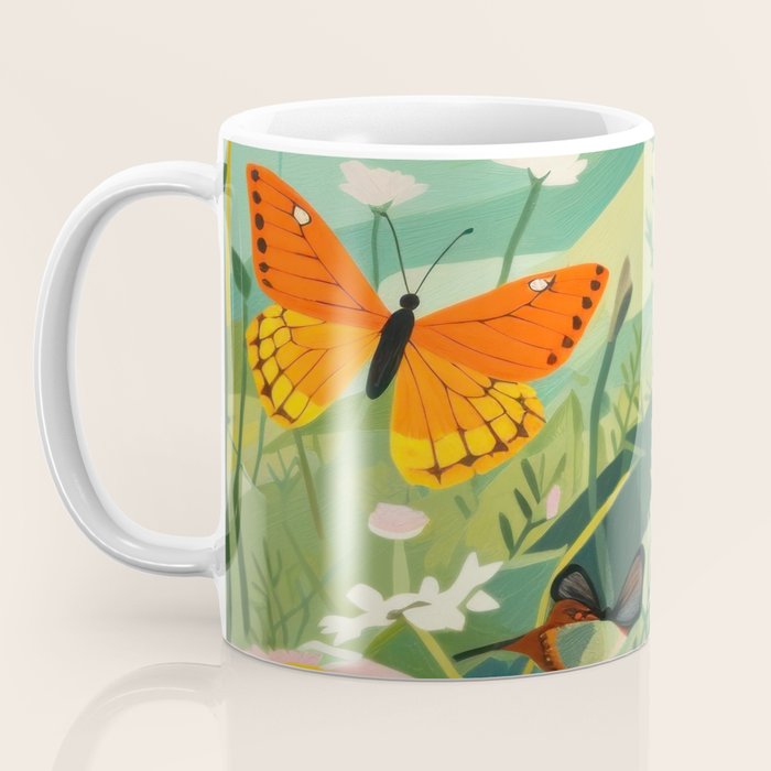 Butterfly Rolling Hills Paradise Coffee Mug Gallery Image 3