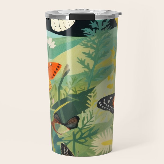 Butterfly Rolling Hills Paradise Travel Mug Gallery Image 1