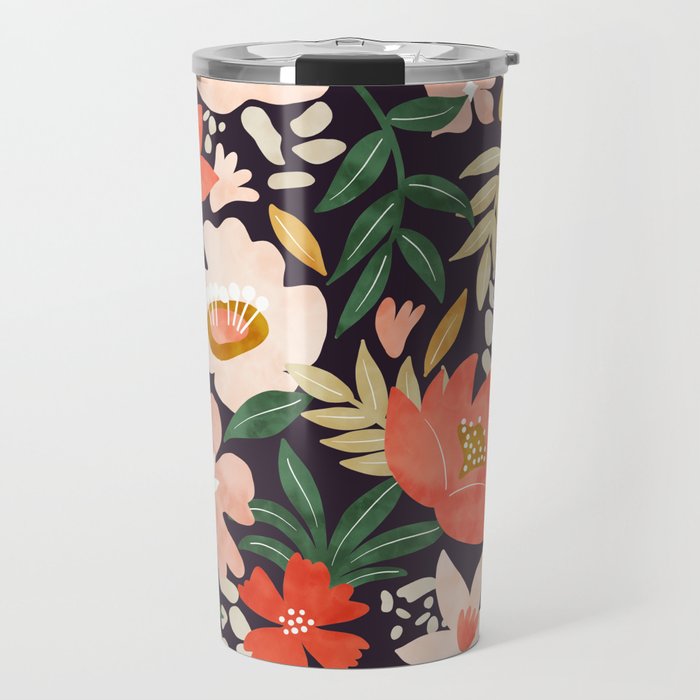 Modern meadow blooming Travel Mug Gallery Image 1