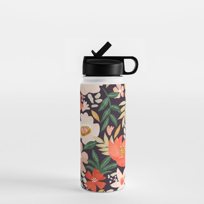 Modern meadow blooming Water Bottle Gallery Image 1