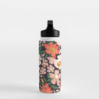 Modern meadow blooming Water Bottle Gallery Image 3