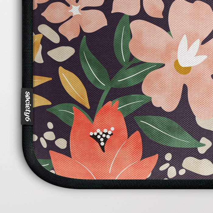 Modern meadow blooming Laptop Sleeve Gallery Image 3